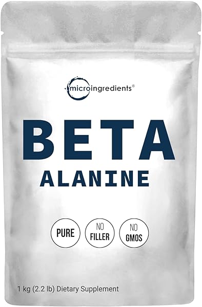 Beta Alanine Powder, Pure Beta Alanine Supplement, 2.2 Pounds (500 Days Supply), Filler Free, Amino Energy Pre Workout, Unflavored, Non-GMO and Vegan Friendly in Pakistan