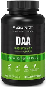 DAA D Aspartic Acid Supplement - Fortified with Astragin for Enhanced Absorption, Zero Artificial Fillers - 120 Veggie Capsule Pills in Pakistan