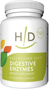 Hallelujah Diet - Digestive Enzymes, Multi-Enzyme Nutritional Supplements for Dietary Support & Nutrient Absorption, 90 Capsules in Pakistan