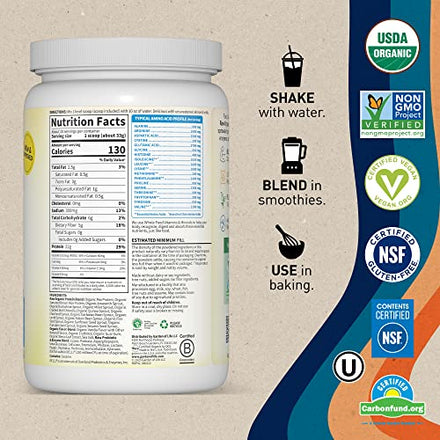 Organic Vegan Vanilla Protein Powder - Garden of Life – Supplement in Pakistan