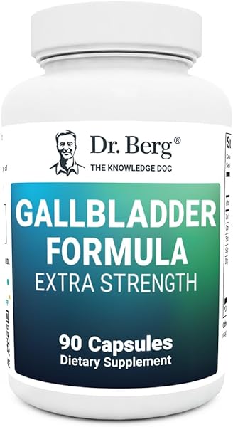 Dr. Berg Gallbladder Formula Extra Strength - Made w/Purified Bile Salts & Ox Bile Digestive Enzymes - Includes Carefully Selected Digestive Herbs - Full 45 Day Supply - 90 Capsules in Pakistan