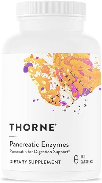THORNE Pancreatic Enzymes (Formerly Dipan-9) - Pancreatic Enzymes for Digestive Support and Nutrient Absorption - 180 Capsules - 90 Servings in Pakistan