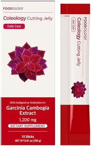 Coleology Cutting Jelly (10 Days) - Garcinia Cambogia (HCA) Jelly Sticks. Pomegranate Flavored. Chia Seeds, Collagen. in Pakistan