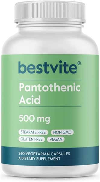 BESTVITE Pantothenic Acid 500mg (Vitamin B5)( in Pakistan