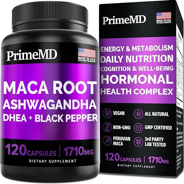 6-in-1 Organic Maca Root & Ashwagandha Capsul in Pakistan