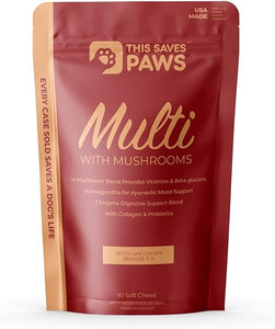This Saves Paws Dog Multivitamin — 17-in-1 Multi Support — Joint, Immune, Energy, Mood, Cognitive, Bone, Skin, Heart, Eye, Gut, Urinary, Liver, & More — Dog Supplements in Pakistan