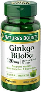 Nature's Bounty Ginkgo Biloba Capsule 120 mg 100 ea in Pakistan