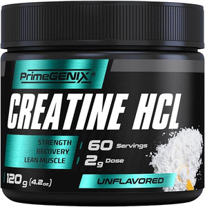 Creatine HCL Powder | Instantized Creatine for Men in Their 40s, 50s and Beyond | Enhanced Solubility and Absorption for Peak Performance and Faster Recovery | Unflavored - 60 Servings in Pakistan