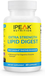 Ultra-Potent Lipid Digestion Support: Superior Lipase Aid for Fat Digestion, Optimal Gut, Gallbladder, Bile, & Cardiovascular Support - Fortified with Enzyme Enhancer for Maximum Efficacy. 60 Capsules in Pakistan