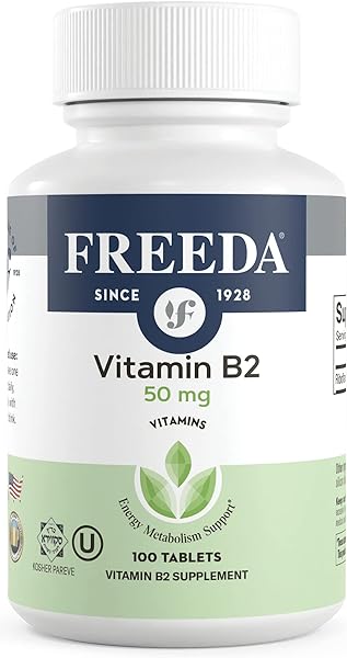 Freeda Vitamin B2 Riboflavin 50mg - Energy Me in Pakistan