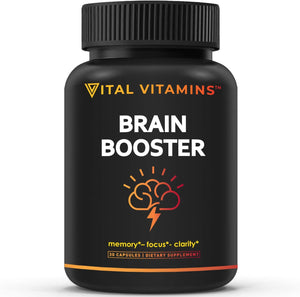 Brain booster Supplement Enhance Focus & Mind, Boost Concentration, Improve Memory