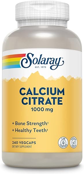 Solaray Calcium Citrate 1000mg, Chelated Calc in Pakistan