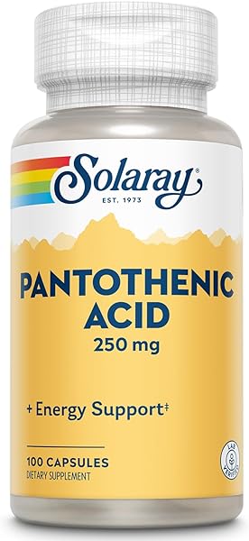 SOLARAY Pantothenic Acid 250mg | Vitamin B5 | in Pakistan
