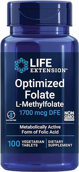 Life Extension Optimized Folate – L-methylf in Pakistan