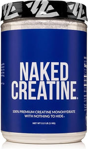 Pure Creatine Monohydrate – 200 Servings - 1,000 Grams, 2.2lb Bulk, Vegan, Non-GMO, Gluten Free, Soy Free. Aid Strength Gains, No Artificial Ingredients - NAKED CREATINE in Pakistan