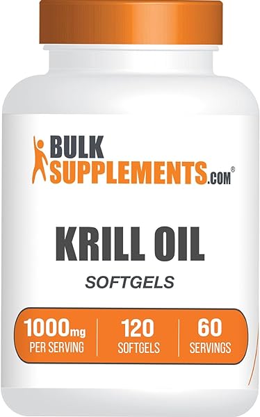 BULKSUPPLEMENTS.COM Krill Oil 1000mg Softgels in Pakistan