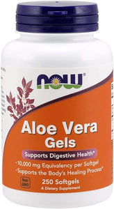 Now Supplements, Aloe Vera (Aloe barbadensis) 10,000 mg, Supports Digestive Health*, 250 Softgels in Pakistan