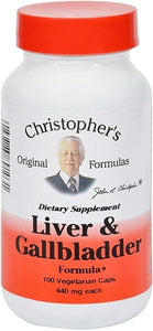 Dr. Christopher's Liver & Gallbladder Formula Capsules - Gallbladder Supplements with Digestive Enzymes - Supports Digestive System with Natural Herbs in Pakistan