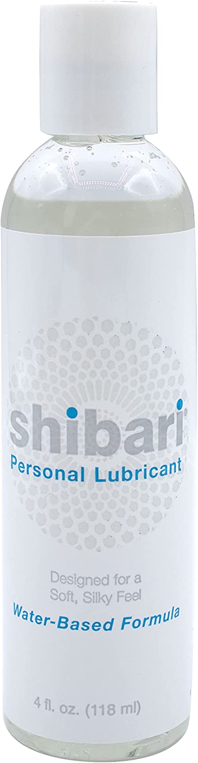Shibari Premium Personal Lubricant, Water-Based Lube for Women, Men, and Couples, Lube Suitable for Vaginal, Solo or Anal Play, Compatible with Natural Rubber Latex, Polyurethane, and Polyisoprene Condoms, Flavorless and Unscented, 8 fl oz