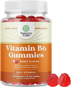 Potent Vitamin B6 Gummies for Adults - Vitamin B6 50mg Per Serving Gummy Vitamins for Women and Men for Immune Nerve and Mood Support - Vegan Kosher B6 Vitamins Gummies for Women and Men - 30 count in Pakistan
