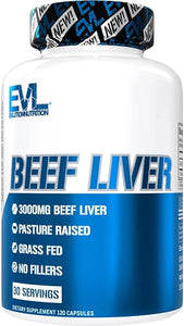 Grass Fed Beef Liver Capsules - Pasture Raised Desiccated 3000mg Grassfed Beef Liver Supplement for Energy Immunity and Liver Support - Iron Rich Beef Organ Supplement for Men and Women (30 Servings) in Pakistan