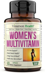 Multivitamin for Women - Womens Multivitamin & Multimineral Supplement for Energy, Focus, Mood, Hair, Skin & Nails - Womens Daily Multivitamins A, C, D, E, B12, Zinc, Calcium & More. Women's Vitamins in Pakistan
