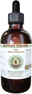 Hawaii Pharm Chia Alcohol-Free Liquid Extract, Organic Chia (Salvia Hispanica) Dried Seed Glycerite Natural Herbal Supplement 2 oz in Pakistan