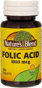 Swanson Nature's Blend Folic Acid 1000 mcg 100 Tablets in Pakistan