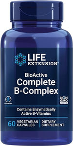Life Extension Bioactive Complete B-complex, Heart, Brain And Nerve Support, Healthy Energy, Metabolism, Complete B Complex, 60 Vegetarian Capsules in Pakistan