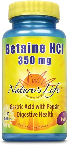 Nature's Life Betaine HCL Supplement 350 mg | in Pakistan
