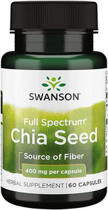Swanson Full Spectrum Chia Seed 400 Milligrams 60 Capsules in Pakistan