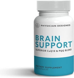Physician Designed Brain Support PQQ Coq 10 - Pyrroloquinoline Quinone, Coenzyme Q, Micro Active, Anti-Aging, Promotes Brain Health, Heart Health, Cardiovascular Well-Being, 60 Capsules (Vegetarian) in Pakistan