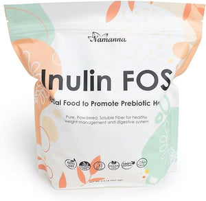 Pure Inulin FOS Powder 2 lb – Natural Fiber from Chicory Root, Prebiotic Intestinal Support, Digestive Health Promoting, Unflavored in Pakistan