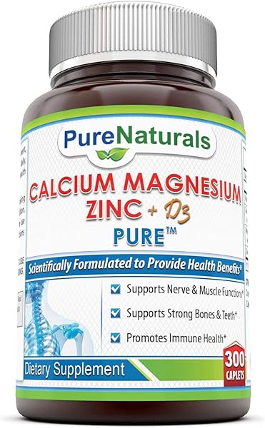 Calcium Magnesium Zinc with Vitamin D3, 300 Tablets, Supports Nerve & Muscle Functions* Supports Strong Bones & Teeth* in Pakistan