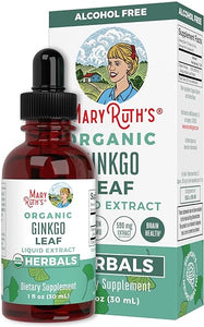 MaryRuth's Ginkgo Leaf Liquid Drops | Herbal Supplement | Nootropic | Neuroprotective | Circulatory System & Nervous System Health | USDA Organic | Non-GMO | Vegan | 60 Servings in Pakistan