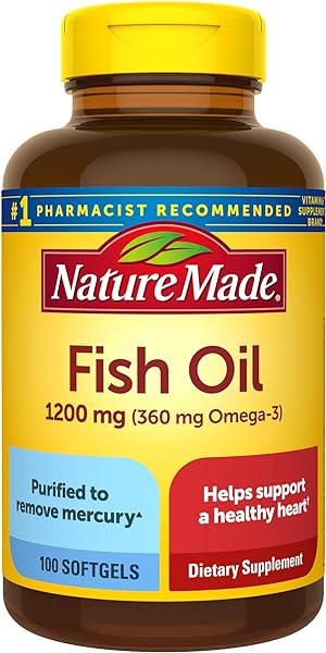 Nature Made Fish Oil 1200 mg Softgels, Omega  in Pakistan
