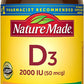 Nature Made Vitamin D3 2000 IU (50 mcg), Dietary Supplement for Bone, Teeth, Muscle and Immune Health Support, 220 Tablets, 220 Day Supply