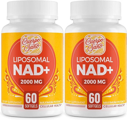 2000 MG Liposomal NAD Supplement - High Absorption & NAD Pontecy, More Efficient Than Nicotinamide Riboside, 100% Pure NAD+ Supplements for Aging Defense, Metabolism & Cellular Energy, 120 softgels in Pakistan