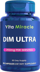 DIM for Men & Women Supplement - 350mg Estrogen Metabolism Complex - Estrogen Blocker for Men - DIM Plus Bioperine for Enhanced Absorption - DIM Complex - 30 Days Supply in Pakistan