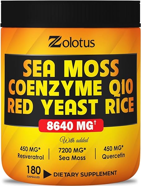 Zolotus 7 in 1 Sea Moss Supplement + Red Yeas in Pakistan