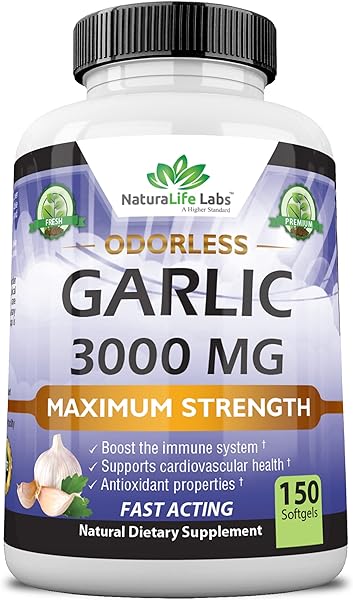 Odorless Pure Garlic 3000 mg per Serving Maxi in Pakistan