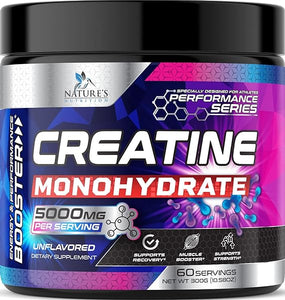 Micronized Creatine Monohydrate Powder - 100% Pure Unflavored Creatine Powder 5000mg Per Serv (5g) Amino Acid Supplement Supports Muscle Building & ATP Cellular Energy - Keto Friendly - 60 Servings in Pakistan