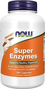 NOW Supplements, Super Enzymes, Formulated with Bromelain, Ox Bile, Pancreatin and Papain,180 Capsules in Pakistan