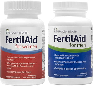 Fertilaid for Men and Women Combo, Male and Female Fertility Supplements, Vitamins and Fertility Targeted Nutrients to Support Cycle Regularity in Women and Count and Motility in Men (1 Month Supply) in Pakistan