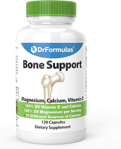 Bone Support 100% DV 1000mg Calcium Supplement Carbonate, Citrate, Gluconate, (not d-glucarate) Chloride with Vitamin D, Magnesium and Boron - 30 Day Supply in Pakistan