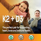 Bronson Vitamin K2 (MK7) with D3 Supplement Non-GMO Formula 5000 IU Vitamin D3 & 90 mcg Vitamin K2 MK-7 Easy to Swallow Vitamin D & K Complex, 120 Capsules