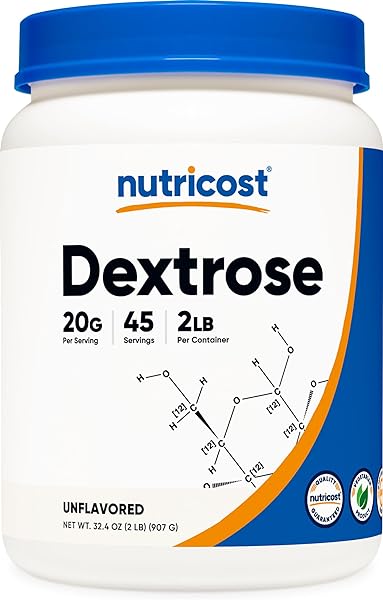 Nutricost Dextrose Powder 2 LBS - Non-GMO, Gl in Pakistan