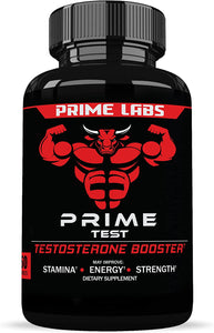 Prime Labs - Natural Stamina Booster, Endurance and Testosterone Booster Supplement