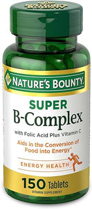 Nature's Bounty Super B Complex with Vitamin C & Folic Acid, Immune & Energy Support, 150 tablets in Pakistan
