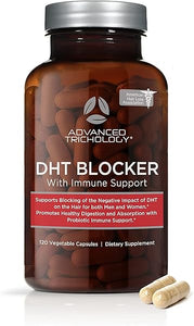 DHT BLOCKER - Hair Growth Supplement for Genetic Thinning for Men and Women | Approved* by American Hair Loss Association | Guaranteed, Backed by 20 Years of Experience in Hair Loss Treatment Clinics in Pakistan